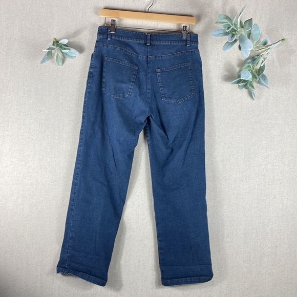 Eileen Fisher > Straight Leg Jeans Small - Picture 7 of 8